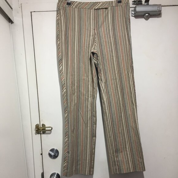 MELROSE STRIPE PANTS SIZE 12P/12 - Picture 2 of 6